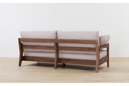 No.866-09 （ウォールナット）AUTHENTICITY FINE SOFA RF W（ホワイト）