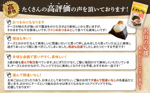 【定期便：全2回】オルソンおむすび専門店のチーズおかか45ｇ×4袋