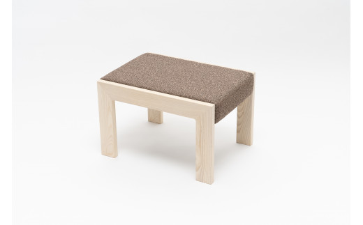 センの木の家具 Ottoman（T-9077 ブラウン）