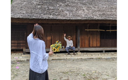 
めぐみ～花からはじめる親孝行～ 花ボリュームアップ花束 親孝行 家事代行 プレゼント 178-002
