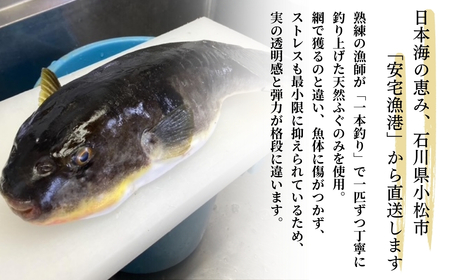 ふぐのたたき 2パック(約200g×2本) フグ 海鮮【石川県漁業協同組合小松支所】 bo001m02