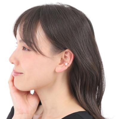 ふるさと納税 志摩市 老舗の真珠専門店・アコヤ真珠イヤーカフ K10YG 6.5〜7.0ミリ |  | 03
