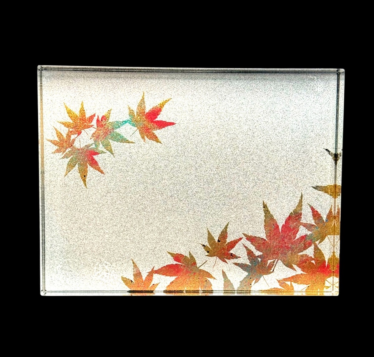 
                  すし下駄 紅葉 梨地ホワイト ［NF292］
                
