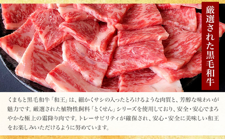 熊本県産 黒毛和牛 ロース 焼肉用 400g《90日以内に出荷予定(土日祝除く)》 国産 牛肉 焼き肉