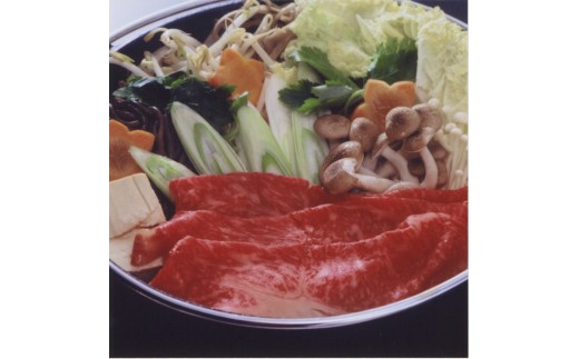 鳥取黒毛和牛ももすき焼き用(500g)【sm-AP003】【いろは精肉本店】