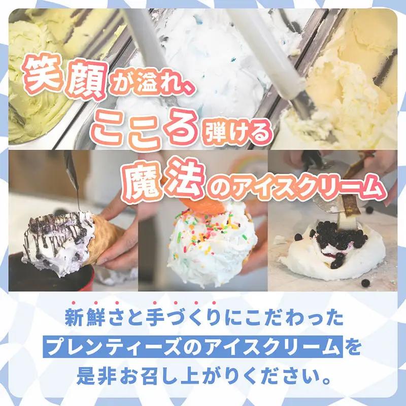 【ふるなびWEEK対象】【湘南茅ヶ崎の人気店】プレンティーズのアイスクリーム（バニラ10個） スイーツ 洋菓子 夏 おやつ デザート 手作り ひんやり 10個入