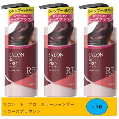 ふるさと納税 稲沢市 ダリヤ　サロン　ド　プロ　カラーシャンプー　《ローズブラウン》3個セット