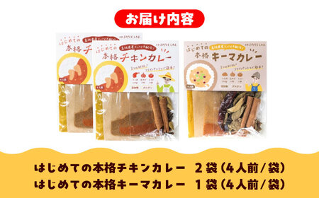 カレー 食べ比べ カレーキット（全12人前） チキンカレー（4人前×2セット）キーマカレー（4人前×1セット）  [AIAD003] カレー