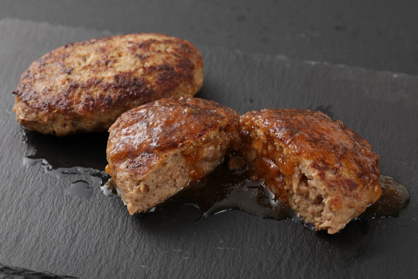 【無添加】博多和牛100%ハンバーグ130g×8個(ジャポネソース付)【伊豆丸商店】_HA0205
