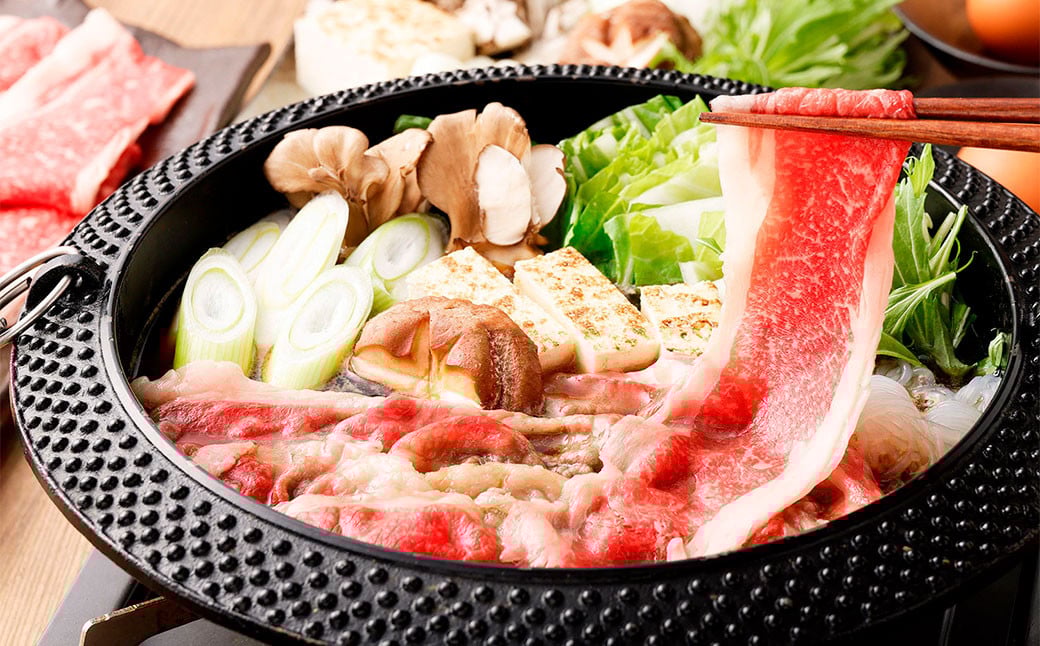 
            おおいた和牛すき焼き用 希少部位ブリスケスライス（すき焼きカルビ） 約600g
          