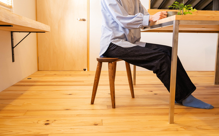 飛騨の職人が製作 組木加工 スツール キッチンスツール 木製 じゃがいもスツール C 【色・高さ 選べる】天然木スツール スツール イス 椅子 いす サイドテーブル 家具 おしゃれ 人気 おすすめ 新