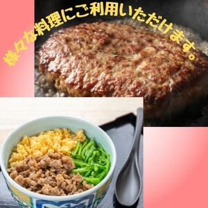 博多和牛100%ミンチ(挽肉)【訳あり】1.2kg(300g×4個)(大牟田市)【配送不可地域：離島】【1608341】
