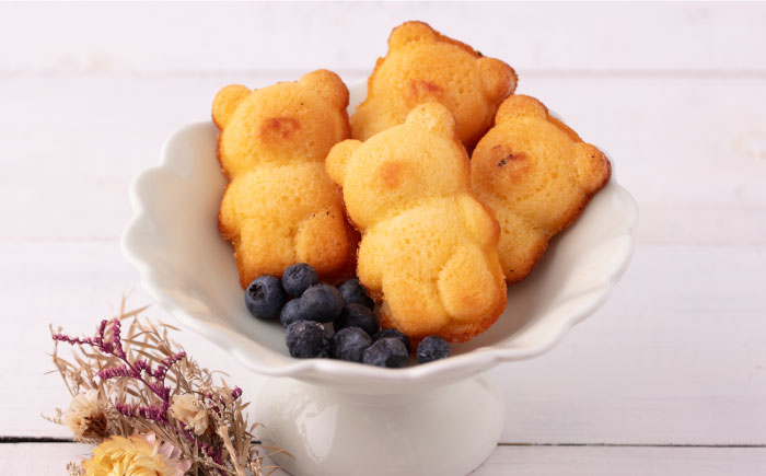 くまのマドレーヌ24個入り（レモン風味 詰め合わせ）【パティスリーハダ】 [AKAM012]