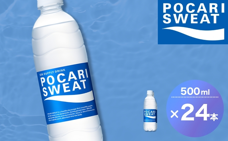 ポカリスエット 500ml 24本 大塚製薬 ポカリ スポーツドリンク イオン飲料 スポーツ トレーニング アウトドア 熱中症対策 健康 