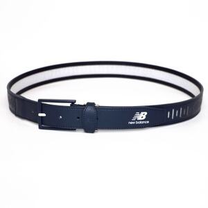 ニューバランスゴルフ　レーザーカット　シンセティックメッシュベルト　ネイビー　012-6182002【1646509】