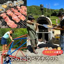 【ふるさと納税】 犬同伴可の貸切 手ぶらBBQ ペアチケット mi0063-0001 千葉県 南房総市 バーベキュー 愛犬 自由に 遊べる 癒し 絶品 食材 満喫 心地いい 里美和豚 水郷どり 餃子 手羽餃子 あわび ピザ ピザ窯 送料無料