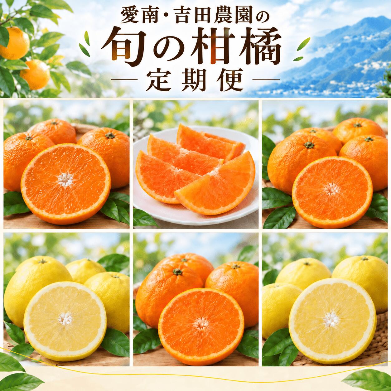 【ふるさと納税】 【先行予約】旬の柑橘定期便 選べる規格 回数 3回 4回 6回 訳あり 贈答用 愛媛みかん 愛媛まどんな (紅まどんな と同品種) ポンカン 土佐文旦 せとか 河内晩柑 吉田農園 サイズミックス 柑橘 果物 フルーツ mikan 蜜柑 ミカン 吉田農園 愛南町 愛媛県
