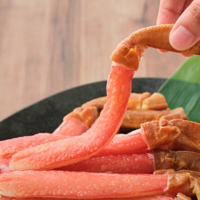 ふるさと納税 紋別市 【生食可】特大・生ずわいがに脚ポーション1kg(500g×2)★ |  | 02