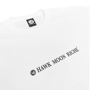  HAWK MOON RICHEモノクロTシャツ （ブラック・ホワイト各１枚計2枚セット/ユニセックス）　Mサイズ