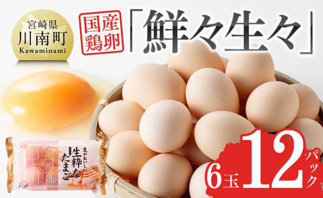 
            宮崎県産たまご　鮮々生々セット　【たまご 卵 玉子 タマゴ 料理 鶏卵 オムレツ オムライス 卵かけご飯 たまご焼き 国産 すき焼き おいしい卵 黄身 新鮮 生卵 産みたて 鮮度 弾力 ハリ ツヤ 生 人気 毎日 自然】
          