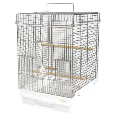 ふるさと納税 みよし市 HOEIの鳥かご　小鳥用ステンレス横あみケージ　35手のり横あみステンレス