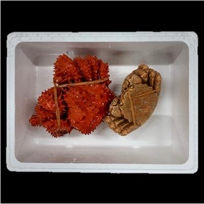 ふるさと納税 根室市 ＜12/21まで年内配送＞★毛がにと花咲がに B-01028 |  | 01