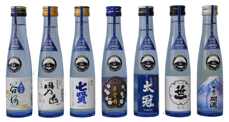 山梨の「山の酒」純米酒飲み比べ7本セット