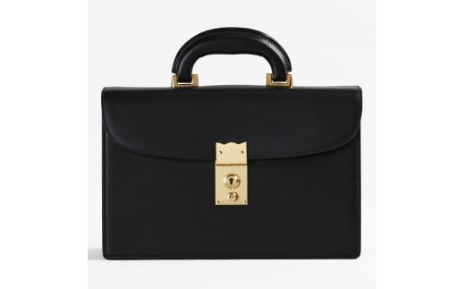 冠式セカンドバッグ(B5 2気室) ブラック【0997-2-BTL】｜革製品 レザー 国産 [0980]