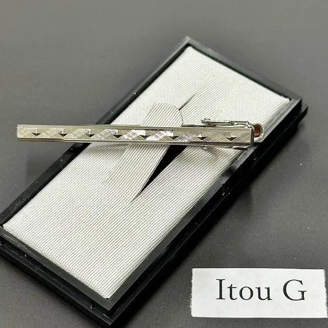 BX007-1 ダイヤカット　ネクタイピン　Itou G