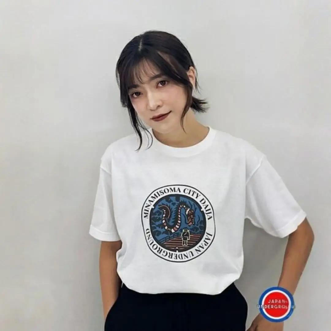 マンホールTシャツ 白 Sサイズ | Tシャツ 福島県