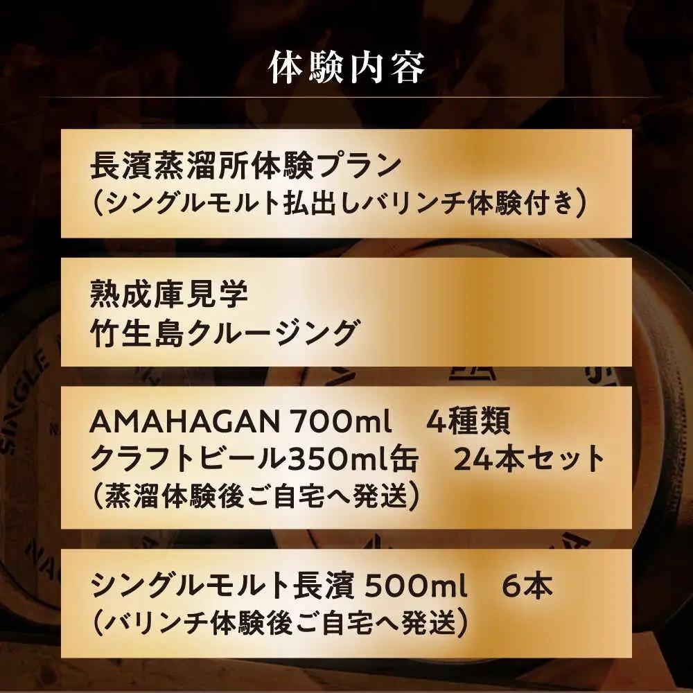 ウイスキー 長濱蒸溜所 クラフトシングルモルト体験【大人1名様】[AQBX010]お酒 ウイスキー シングルモルト