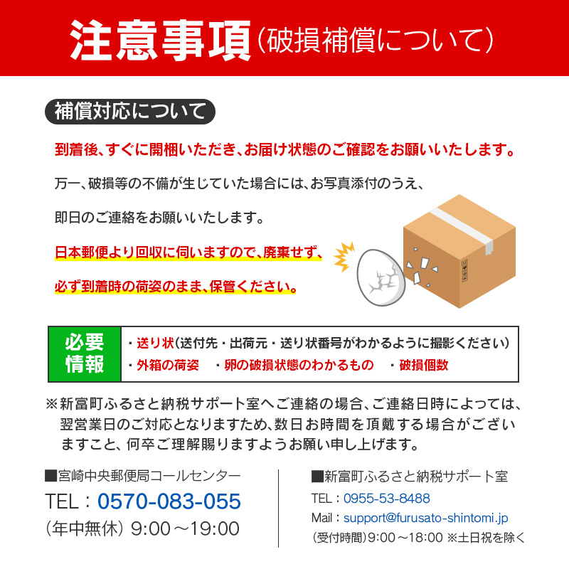 ＜配送開始月が選べる!!＞児湯養鶏自慢の卵 ネッカリッチ赤たまご「児湯一番」 計480個 （20個入×2箱）×12か月定期便【E19】_イメージ5