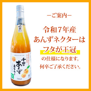 【12か月定期便】信州 千曲のあんずネクター ジュース  720ml 6本セット｜ ジュース