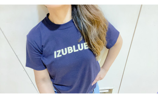 IZUBLUE　Tシャツ（ネイビーM)