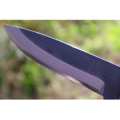 ふるさと納税 南国市 【晶之作】アウトドアナイフ:MASANO　白鋼【パラシュートコード　グレー】皮ケース |  | 02