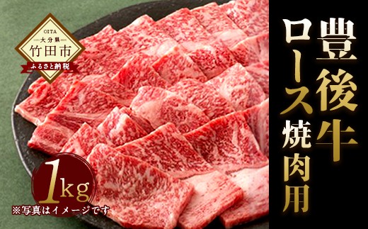 
数量限定 大分県竹田市産 おおいた和牛 ロース 焼肉用 【1kg】
