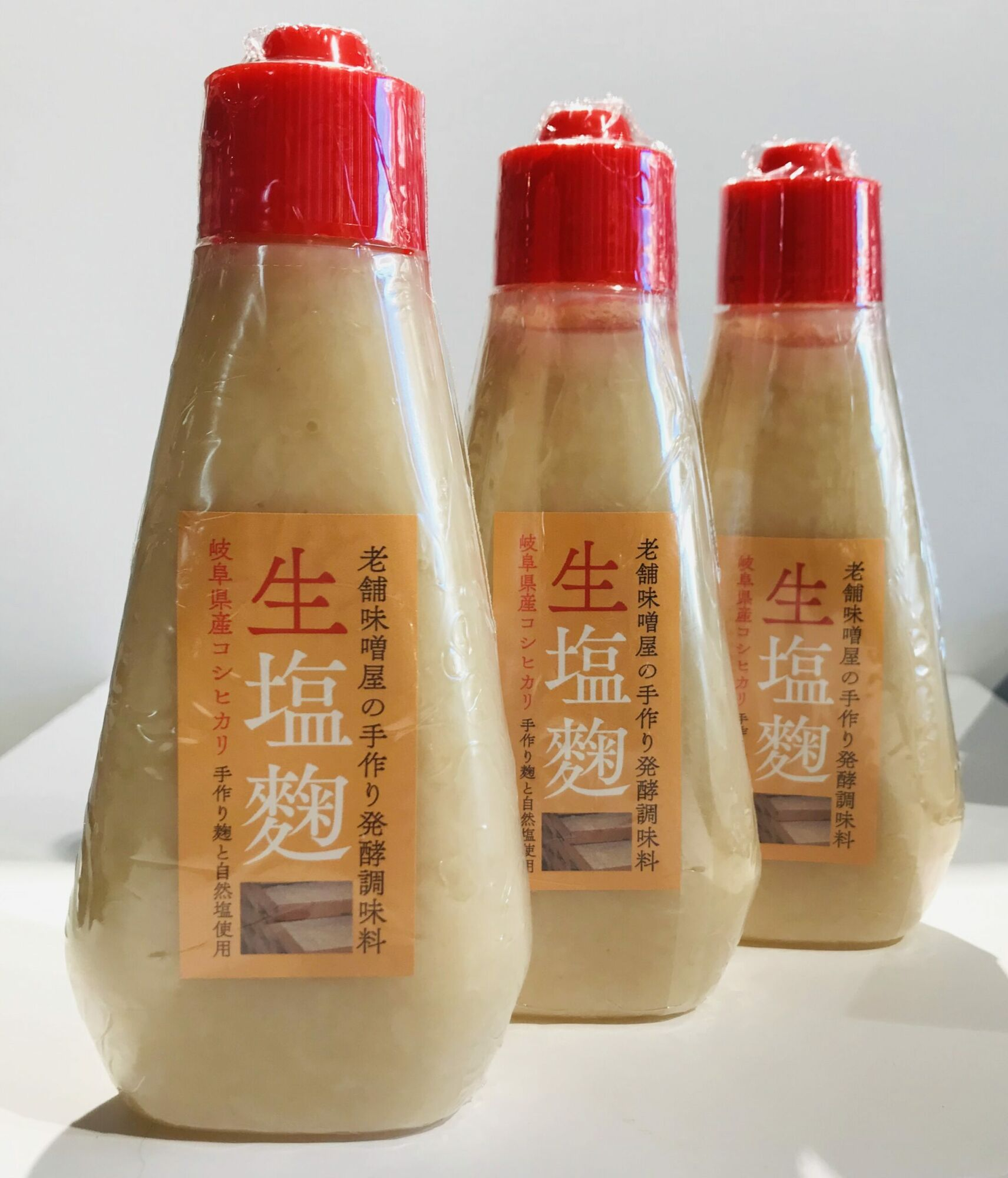 
            老舗味噌屋の手作り発酵調味料 生塩糀 190g×5本セット / 塩麹 発酵 調味料 / 恵那市 / マルコ醸造 [AUCT015]
          