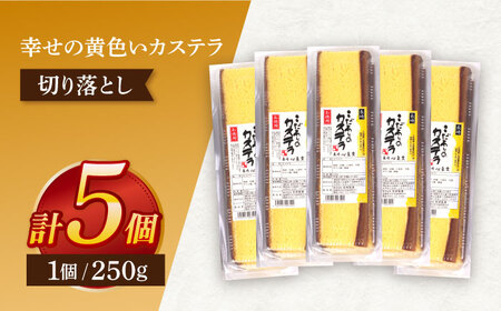 訳アリ 幸せの黄色いカステラ 5パックセット[OBS010]