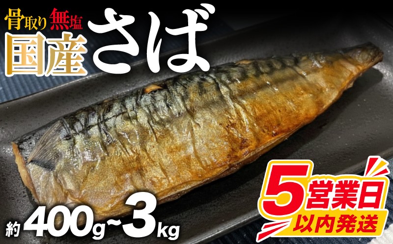 
                  【5営業日以内発送】 訳あり 鯖 サバ 選べる 約 400g 1kg 2kg 3kg 国産 骨取り 無塩 冷凍 簡易包装 サイズ 不揃い 骨なし 骨抜き 訳アリ わけあり 切り身 魚介類 魚 海鮮 大容量 切身 家庭用 おかず おつまみ 惣菜 弁当 不揃い 規格外 小分け 送料無料 下関 山口
                