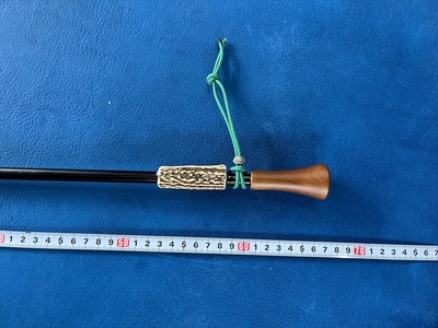 【ふるなび限定】丹沢湖ベース 火吹き棒 単品　2本つなぎ FN-Limited【 鹿角 蚊取り線香 蚊取り線香ホルダー 火吹き棒 火吹棒 ハンドメイド アウトドア キャンプ ソロキャンプ バーベキュー
