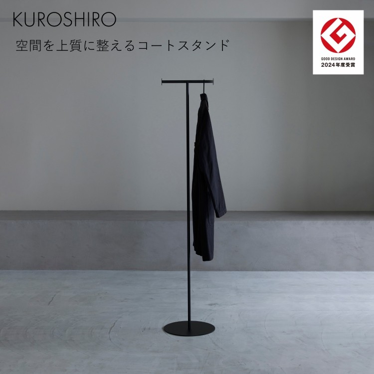 
                  【KUROSHIRO｜abekin】コートスタンドT ABSS-B-31 (黒) FC046005
                