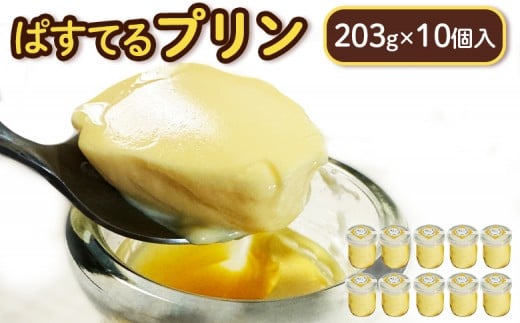 
                  プリン（203g×10個入）  |  プリン お菓子 スイーツ おやつ 食後 デザート なめらか 手造り お取り寄せ ふるさと納税 北海道 中標津町 中標津【72004】
                