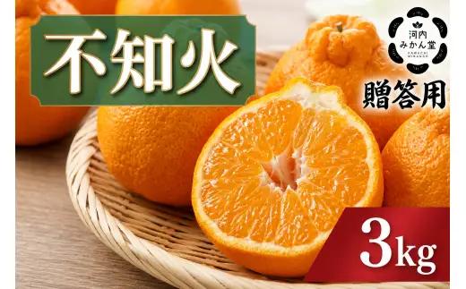 【 贈答用 】 熊本県産 不知火 約3kg （ 9 ～ 15玉前後 ） 贈答 果物 くだもの フルーツ 柑橘系 柑橘類 みかん ミカン 果肉 国産 果汁 贈り物 贈答品 【 2027年2月下旬発送開始 】