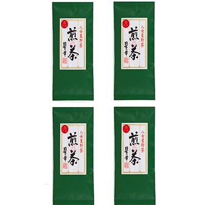 ふるさと納税 飯塚市 八女星野茶　煎茶(紅撰)100g×4袋
