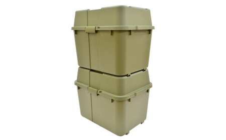 トランクボックス620 2個セット 収納 物置 宅配ボックス キャスター付き コンテナ アウトドア [大竹産業株式会社]【010S344】