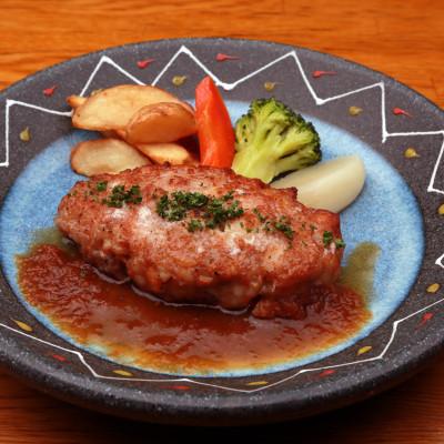 ふるさと納税 日光市 「エビとホタテの合挽きハンバーグ」(200g×3パック)&amp;「えんやステーキソース」セット