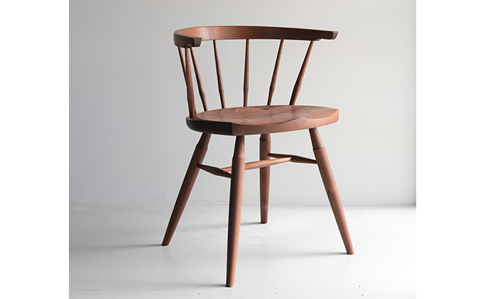 
木工yamagen Crescent chair［walnut］【椅子 無垢 木 ウォールナット】
