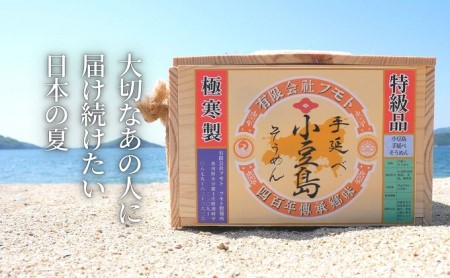 【 小豆島 】暑い季節に清涼感！【小豆島手延べそうめん】木箱6kg ～究極ののどごし～（素麺 ギフト 贈答品 お中元 贈り物 麺） 麺類 