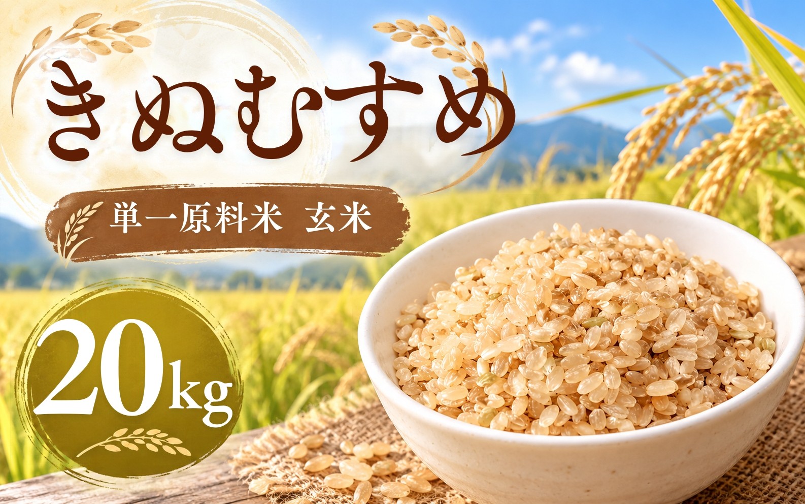 
                  令和8年産 岡山県産 きぬむすめ 20kg /  先行予約 きぬむすめ 玄米 20kg こめ コメ 米 おコメ お米 おこめ 精米 せいまい きぬむすめ しんまい 岡山 真庭 お米 岡山県 人気 ブランド 2026年産 【leaf002-01】
                