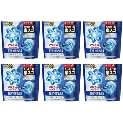 ふるさと納税 藤岡市 P&amp;G アリエールジェルボールプロ つめかえテラジャンボサイズ(89個入り)×6個